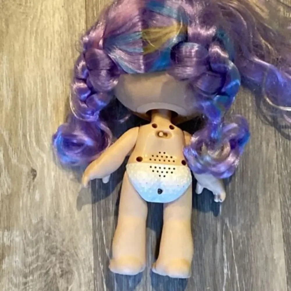 Kindi Kids Shiver ‘n’ Shake Rainbow Kate get well Doll purple hairDOLL ONLY WORK